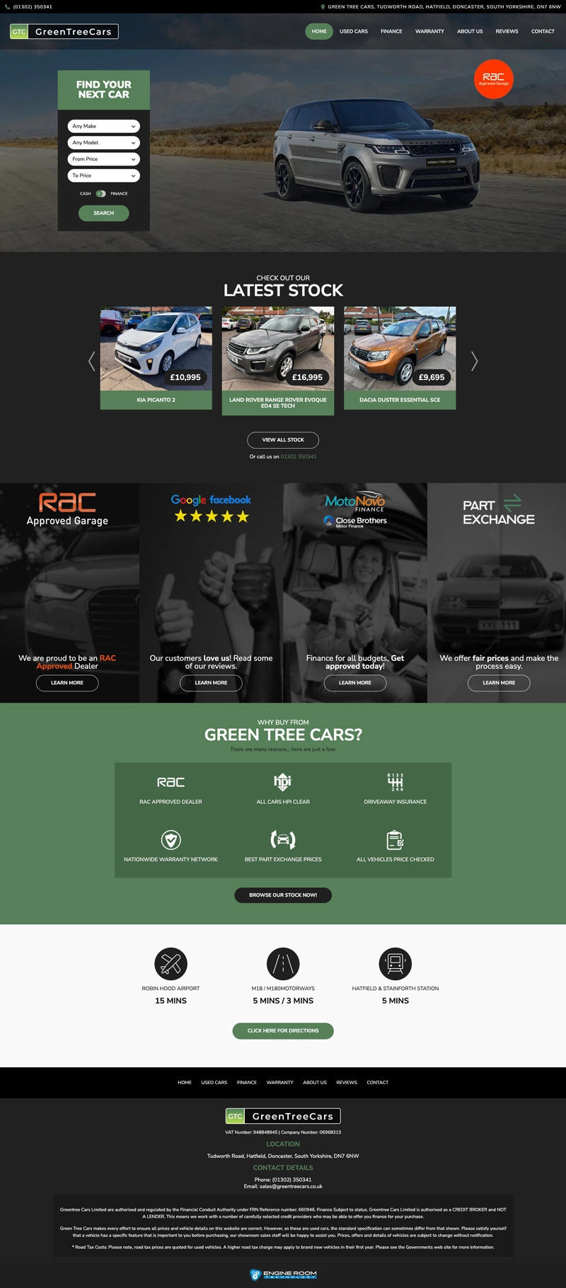 Auto Dealership Website Design