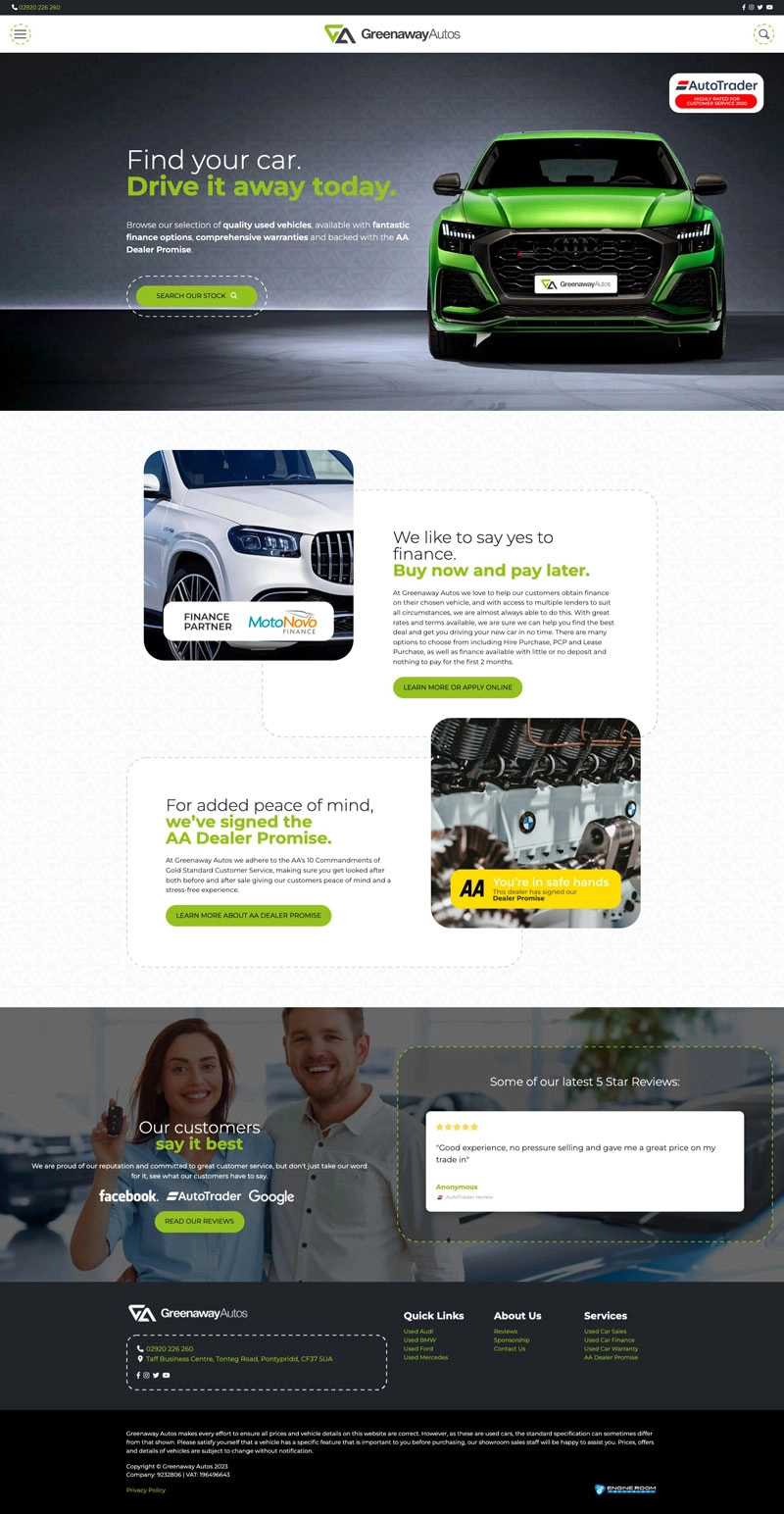 Car Dealer Website Design