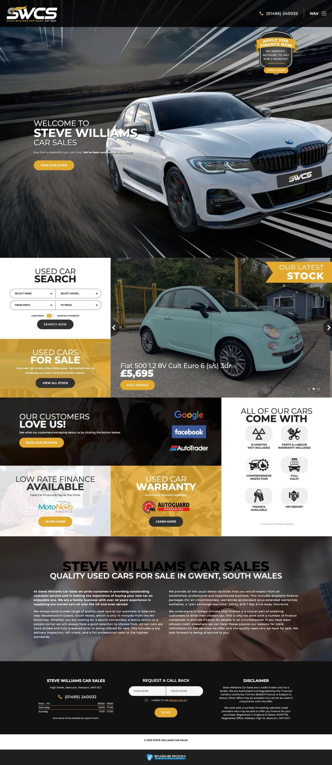 Automotive Dealer Web Design